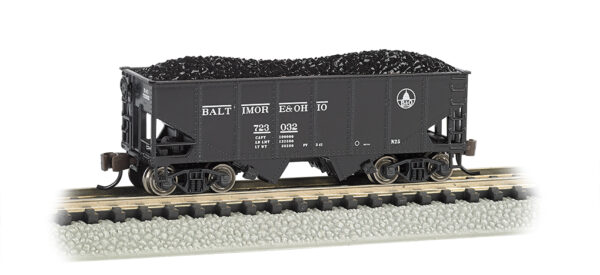 Bachmann 19553 USRA 55-Ton 2-Bay Open Hopper w/Load Baltimore & Ohio #723032