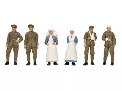 Bachmann Branchline 36-409 WW1 Medical Staff & Soldiers OO Scale Figure set