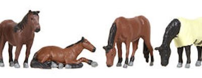 Bachmann Branchline 36-080 Horses OO Scale Figure set