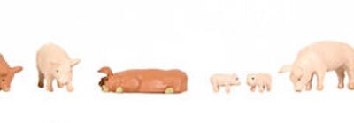 Bachmann Branchline 36-082 Pigs OO Scale Figure set