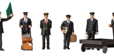 Bachmann Branchline 36-404 1940/50s Station Staff OO Scale Figure set