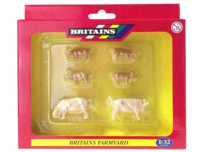 Britains 40966 White Pigs and Piglets (set/6)