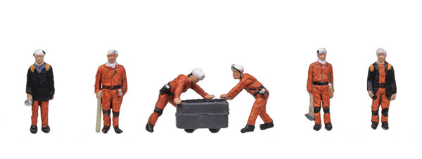 Graham Farish 379-313 1960/70s Coal Miner Figures