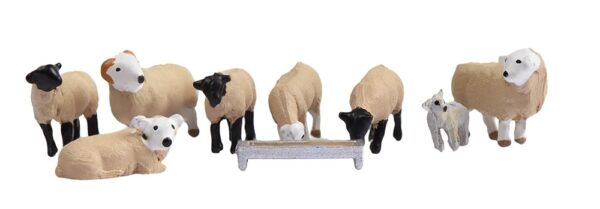 Graham Farish 379-343 Sheep x8