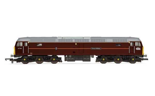 Hornby R3757 RailRoad EWS Class 47/7 Locomotive (Prince William) OO Scale