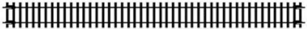 Hornby R601 Double Straight Track