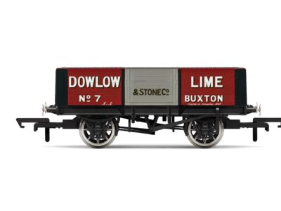 Hornby R6947 Dowlow Lime, 5 Plank Wagon - No. 7