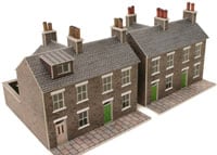 Metcalfe PN104 Terrace Houses Stone finish N Scale Kit
