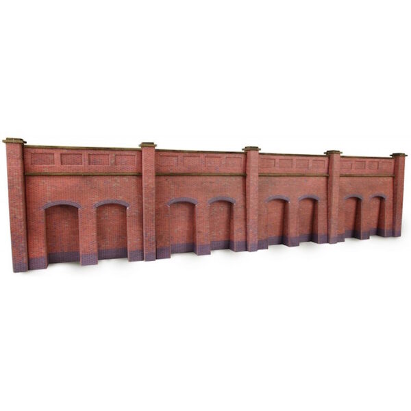 Metcalfe PN145 Red Brick Retaining Wall N Scale Kit