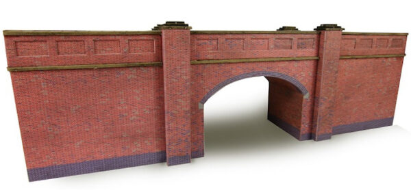 Metcalfe PN146 Red Brick Railway Bridge N Scale Kit