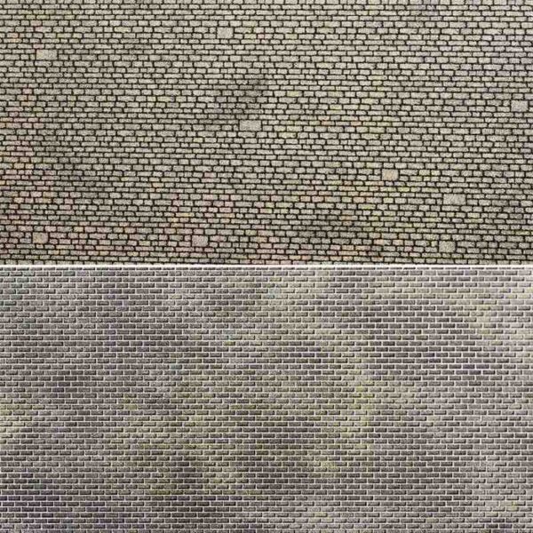 Metcalfe PN902 Mixed Stonework Card Sheets N Scale Kit