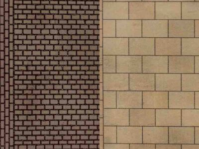 Metcalfe PN903 Paving & Cobblestone Sheets Pack N Scale Kit