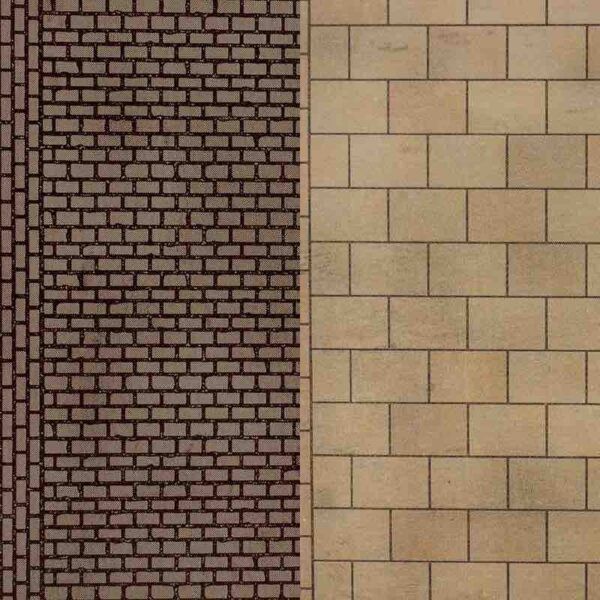 Metcalfe PN903 Paving & Cobblestone Sheets Pack N Scale Kit