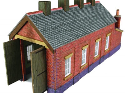 Metcalfe PN931 Red Brick Single Track Engine Shed N Scale Kit