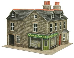 Metcalfe PO264 Corner Shop In Stone OO/HO Scale Kit