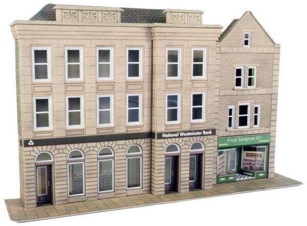 Metcalfe PO271 Low Relief Bank & Shop OO/HO Scale Kit