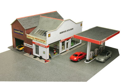 Metcalfe PO281 Service Station OO/HO Scale Kit