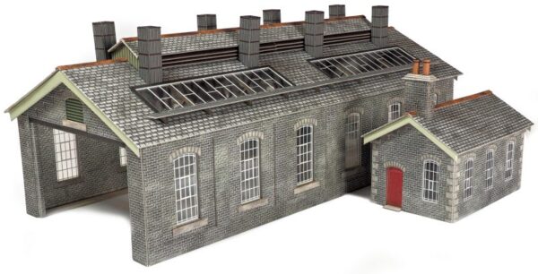 Metcalfe PO337 Settle/ Carlisle Double Track Stone Engine Shed OO/HO Scale Kit