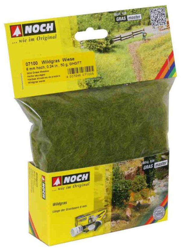 Noch 07100 Wild Grass - Meadow- 6 mm, 50 g Bag