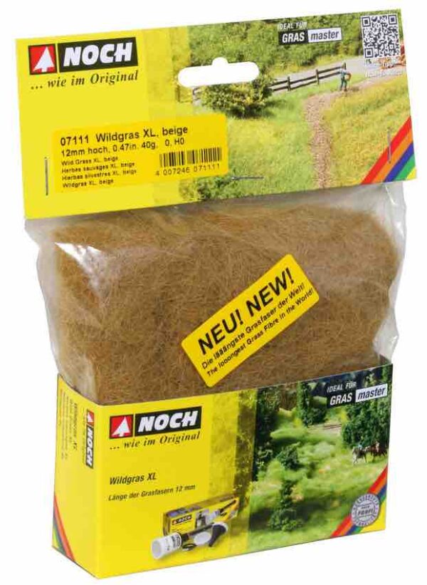 Noch 07111 Wild Grass XL - Beige 12mm
