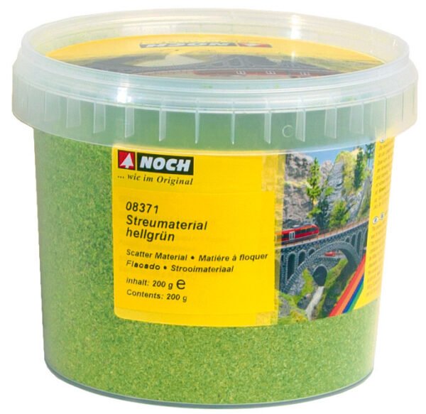 Noch 08371 Scatter Material - Light Green, 200g Container