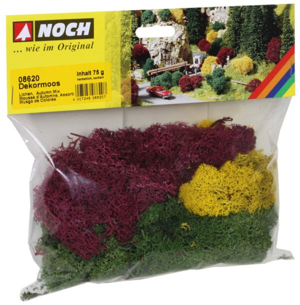 Noch 08620 Lichen - Autumn Mix Assorted, 75g Bag