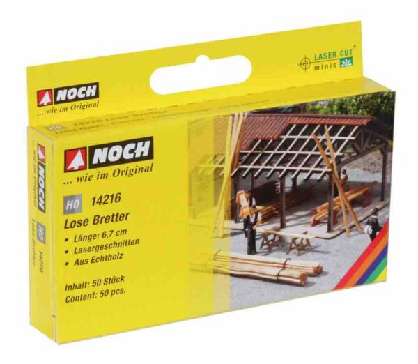 Noch 14216 Loose Planks - Laser-cut minis kit