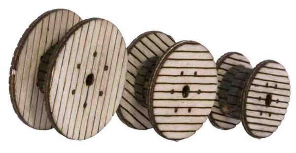Noch 14638 Cable Reels - N Scale Laser cut minis kit