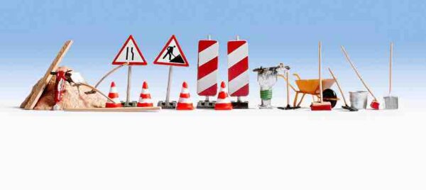 Noch 14805 Road Construction Accessories HO scale Figure set