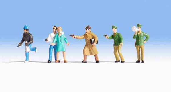 Noch 15096 Gangsters & Policemen HO scale Figures