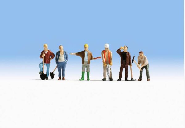Noch 15110 Construction Workers HO scale Figures
