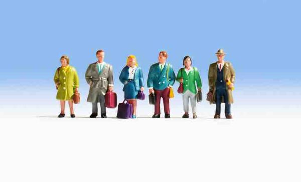 Noch 15220 Passengers with accessories HO scale Figures