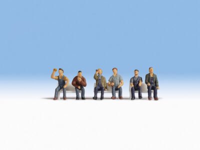 Noch 15278 Workers Sitting without Benches HO scale Figures
