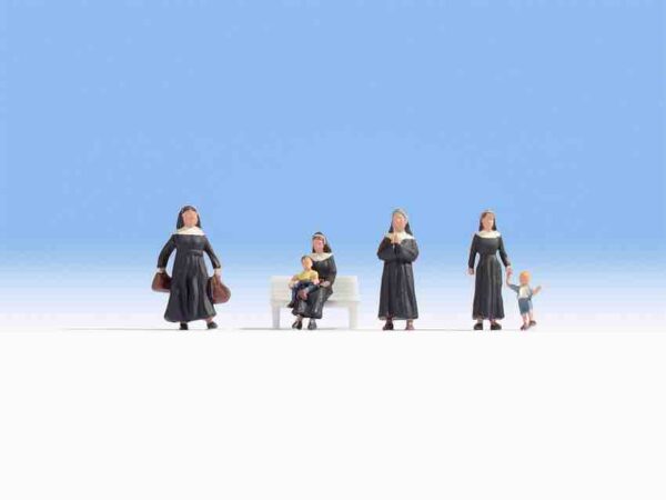 Noch 15400 Nuns without Bench HO scale Figures