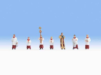 Noch 15410 Priest & Altar Servers HO scale Figures