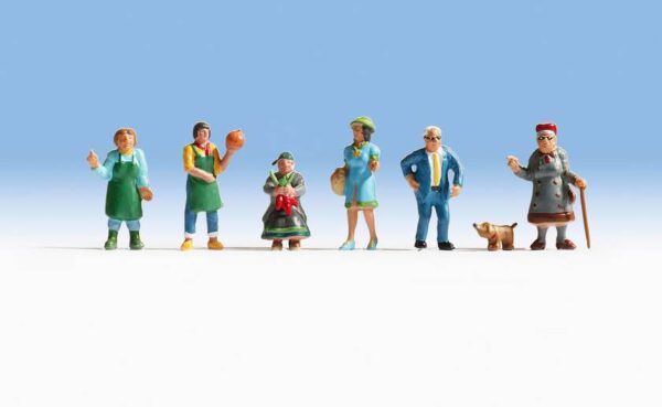 Noch 15470 Weekly Market HO scale Figures