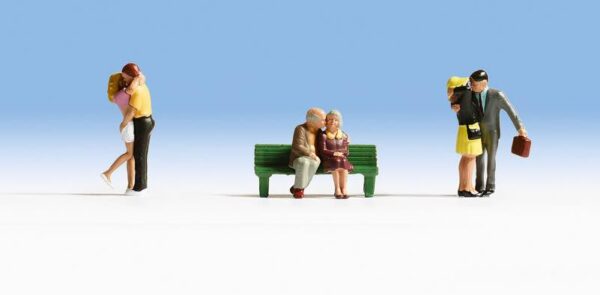 Noch 15510 Lovers with accessories HO scale Figures