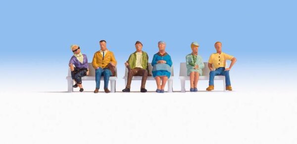 Noch 15532 People Seated HO scale Figures