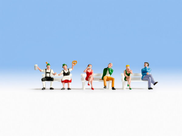 Noch 15536 Sitting People without benches HO scale Figures