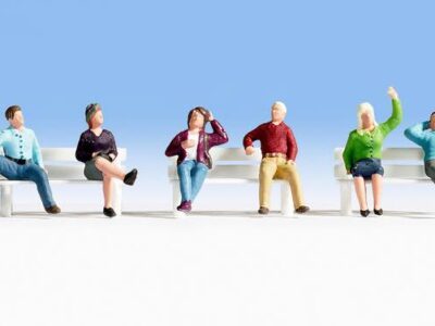 Noch 15540 Sitting People HO scale Figures