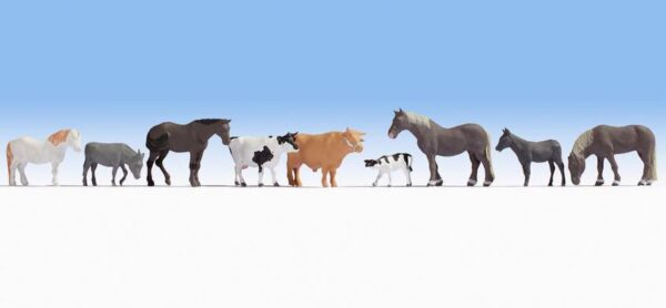 Noch 15713 Farm Animals HO scale Figures