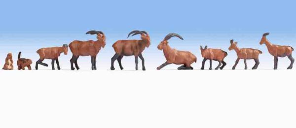 Noch 15742 Alpine Animals HO scale Figures