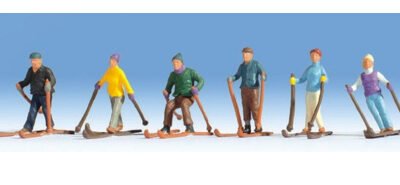 Noch 15828 Skiers pack one HO scale Figures