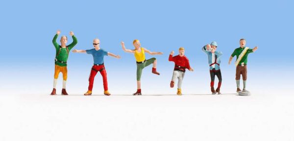 Noch 15871 Climbers / Mountaineers HO scale Figures