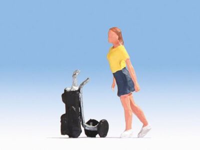 Noch 1588505 Golfer & Cart - Marie HO scale Figure