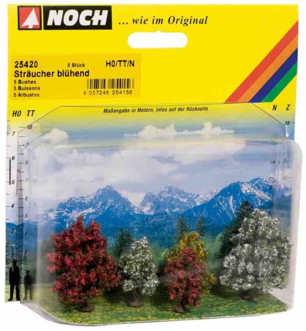Noch 25420 Shrubbery Blooming