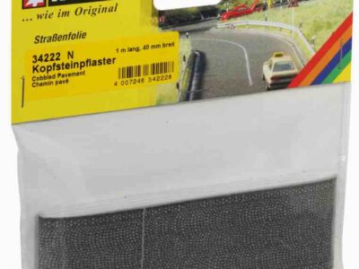 Noch 34222 Cobbled Pavement N Scale 1000mm x40mm