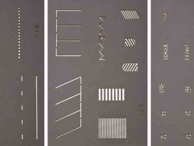 Noch 34240 Street Marking Templates N Scale