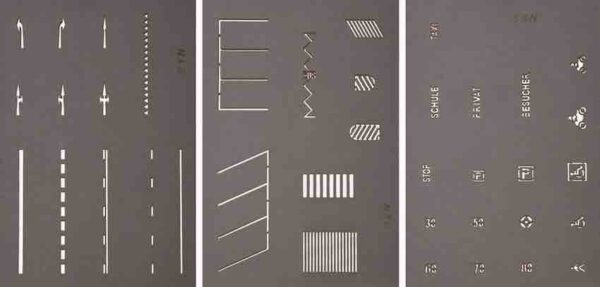 Noch 34240 Street Marking Templates N Scale