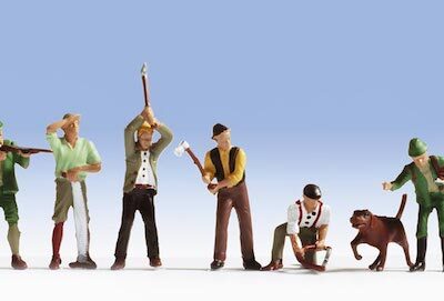 Noch 36060 Hunters & Lumberjacks N Gauge Figures